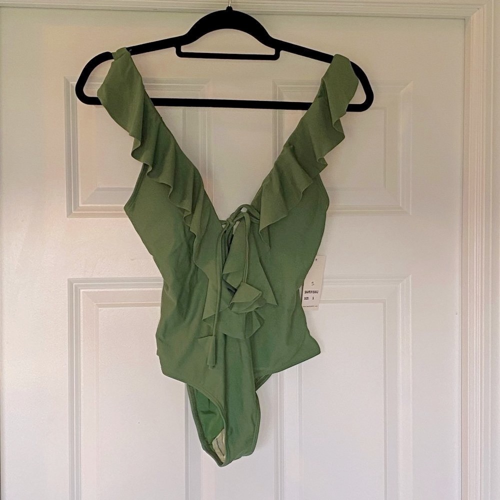 Beach Joy Bikini‎ One Piece Swimsuit Bikini - Wmn’s  Small - NWT - Green